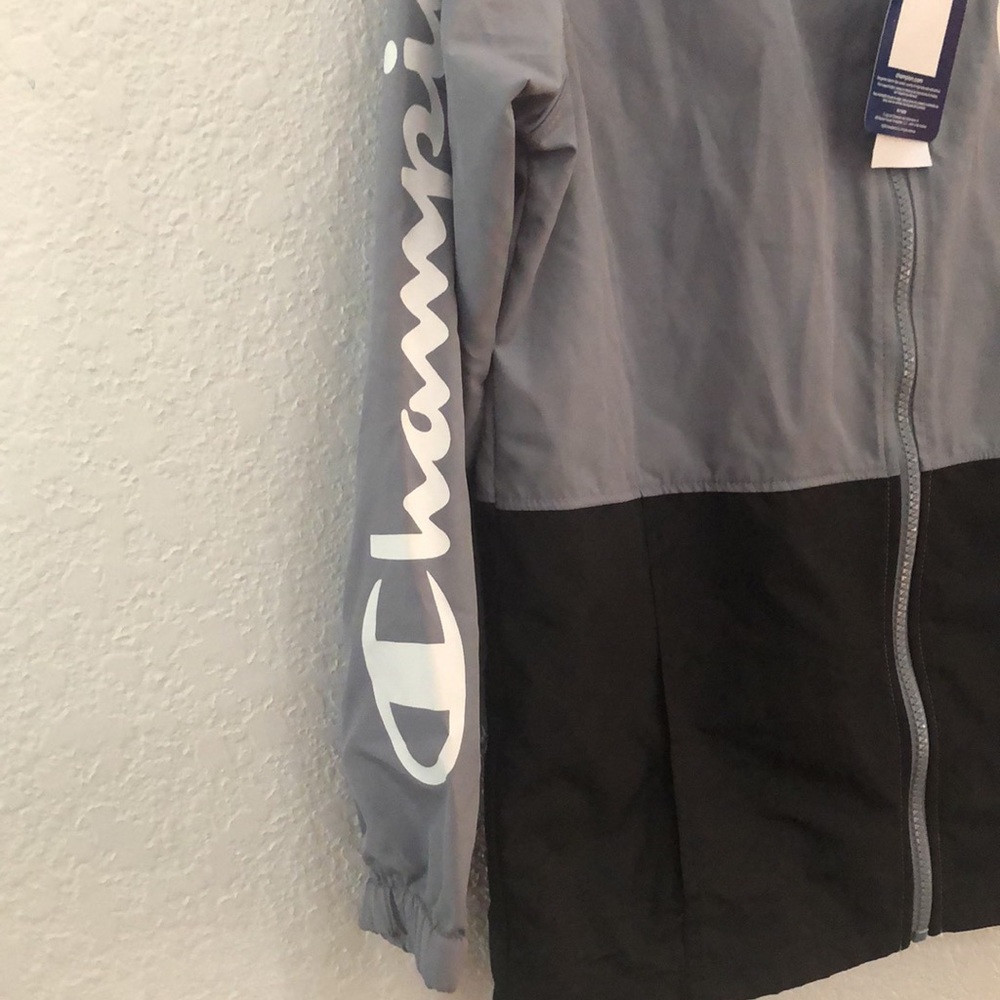Champion Big Boys Colorblock Logo Windbreaker Jacket - Picture 4 of 10